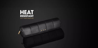NEW GHD 2-IN-1 HEAT-RESISTANT STYLER BAG & MAT
