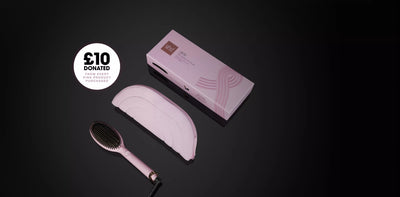 NEW GHD GLIDE HOT BRUSH IN PINK SORBET